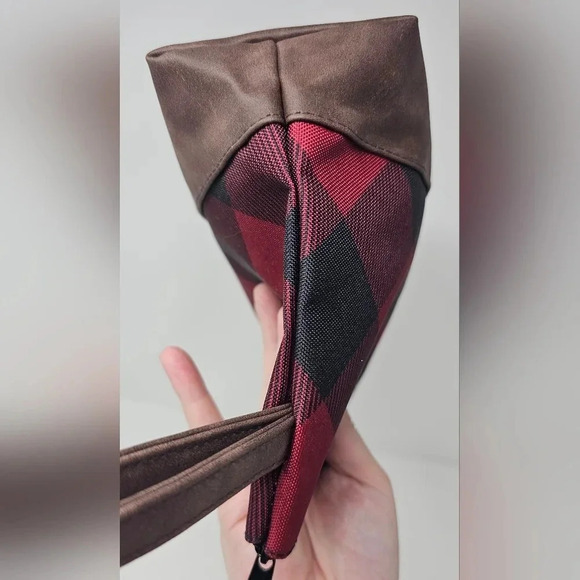 Maurices Red & Black Buffalo Plaid Toiletry Cosmetic Case-NWOT - Picture 6 of 13